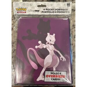 ULTRA PRO Pokemon 4  pocket  MEWTWO  Album Binder (NEW)